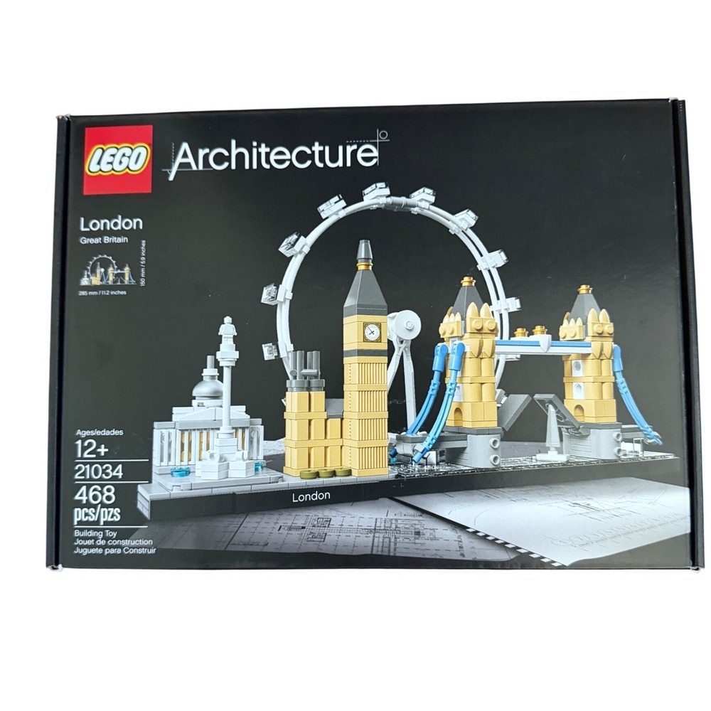LEGO Architecture London Skyline 21034 Building Set 468 Pieces New